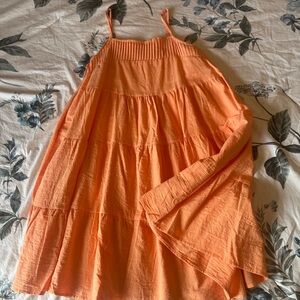 Orange Lullaby Club Babydoll Dress